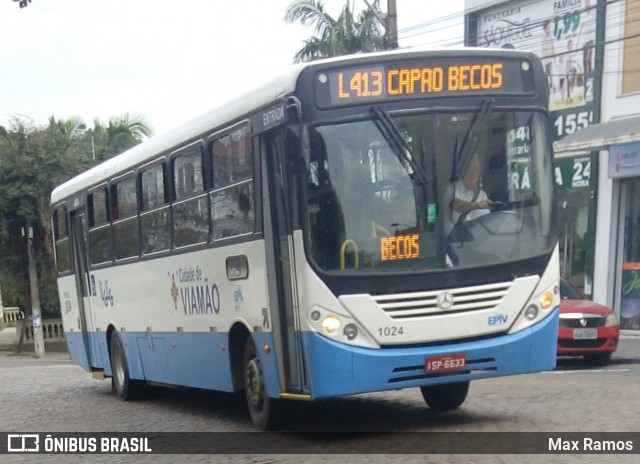 Empresa de Transporte Coletivo Viamão 1024 na cidade de Viamão, Rio Grande do Sul, Brasil, por Max Ramos. Número da foto: #6957390.