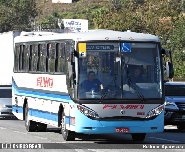 Empresa de Ônibus Vila Elvio 6000 na cidade de Aparecida, São Paulo, Brasil, por Rodrigo  Aparecido. Número da foto: #6958534.