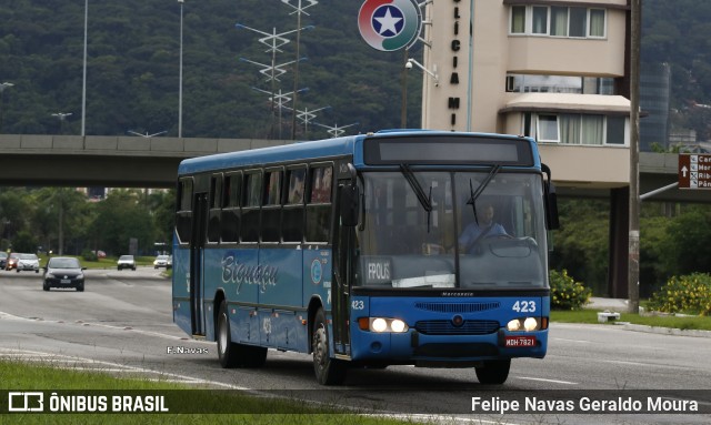 Biguaçu Transportes Coletivos Administração e Participação 423 na cidade de Florianópolis, Santa Catarina, Brasil, por Felipe Navas Geraldo Moura . ID da foto: 6959081.