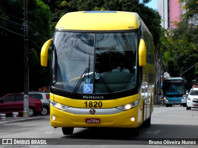 Viação Nordeste 1820 na cidade de Fortaleza, Ceará, Brasil, por Bruno Oliveira Nunes. Número da foto: #6958961.