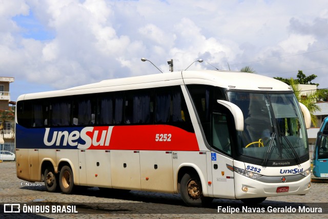 Unesul de Transportes 5252 na cidade de Balneário Camboriú, Santa Catarina, Brasil, por Felipe Navas Geraldo Moura . ID da foto: 6959169.