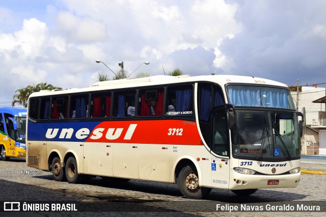 Unesul de Transportes 3712 na cidade de Balneário Camboriú, Santa Catarina, Brasil, por Felipe Navas Geraldo Moura . ID da foto: 6959156.