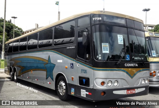 Cometinha - Viação Marvin 7728 na cidade de São Paulo, São Paulo, Brasil, por Vicente de Paulo Alves. ID da foto: 6958254.