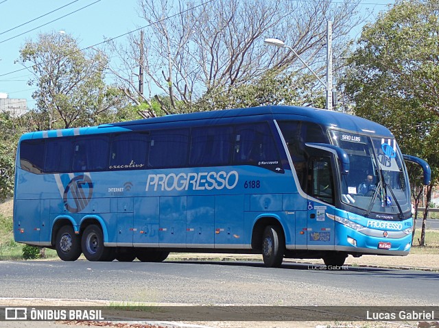 Auto Viação Progresso 6188 na cidade de Teresina, Piauí, Brasil, por Lucas Gabriel. ID da foto: 6957710.