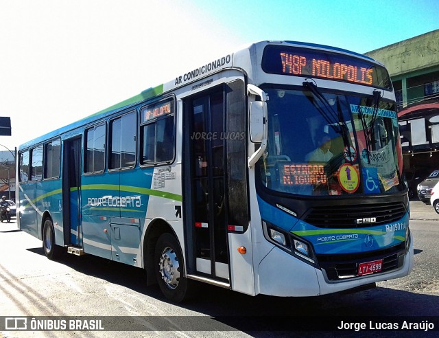 Viação Ponte Coberta RJ 190.114 na cidade de Rio de Janeiro, Rio de Janeiro, Brasil, por Jorge Lucas Araújo. Número da foto: #7021702.