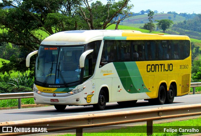 Empresa Gontijo de Transportes 18360 na cidade de Atibaia, São Paulo, Brasil, por Felipe Carvalho. Número da foto: #7023654.