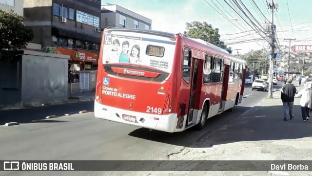 VTC - Viação Teresópolis Cavalhada 2149 na cidade de Porto Alegre, Rio Grande do Sul, Brasil, por Davi Borba. ID da foto: 7021079.