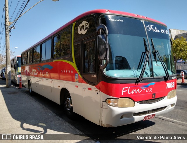 FLM Tur 7063 na cidade de Belo Horizonte, Minas Gerais, Brasil, por Vicente de Paulo Alves. ID da foto: 7022174.