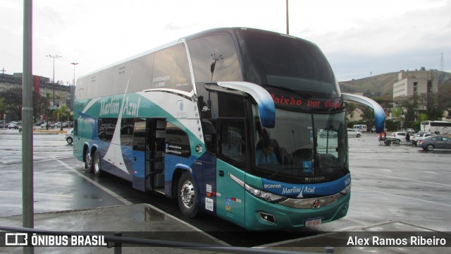 Marlim Azul Turismo 3434 na cidade de Aparecida, São Paulo, Brasil, por Alex Ramos Ribeiro. ID da foto: 7023046.