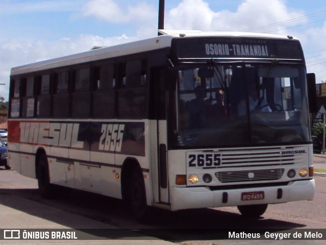 Unesul de Transportes 2655 na cidade de Tramandaí, Rio Grande do Sul, Brasil, por Matheus  Geyger de Melo. Número da foto: #7022785.