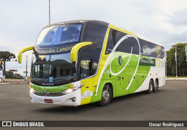 Expresso Princesa dos Campos 6339 na cidade de Curitiba, Paraná, Brasil, por Oscar Rodriguez . Número da foto: #7023396.
