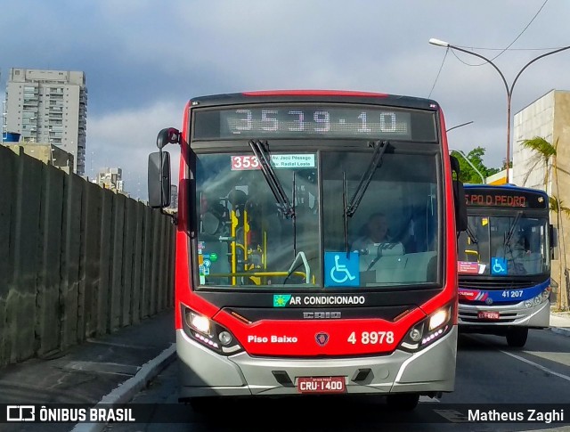 Express Transportes Urbanos Ltda 4 8978 na cidade de São Paulo, São Paulo, Brasil, por Matheus Zaghi. Número da foto: #7021130.