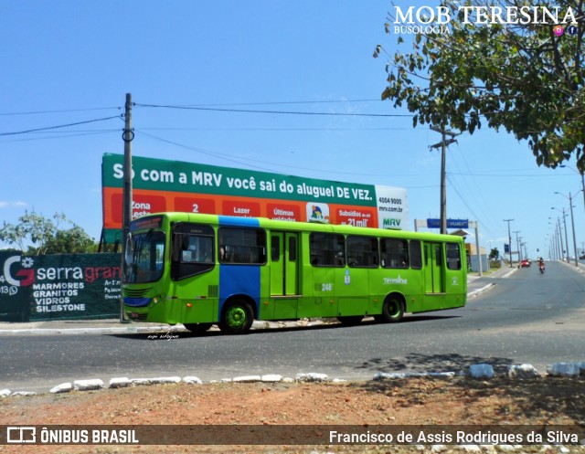 EMTRACOL - Empresa de Transportes Coletivos 03248 na cidade de Teresina, Piauí, Brasil, por Francisco de Assis Rodrigues da Silva. Número da foto: #7021041.
