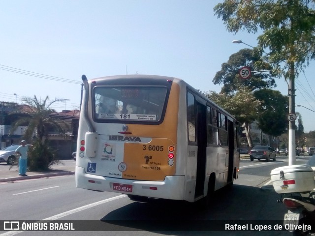 Transunião Transportes 3 6005 na cidade de São Paulo, São Paulo, Brasil, por Rafael Lopes de Oliveira. ID da foto: 7047743.