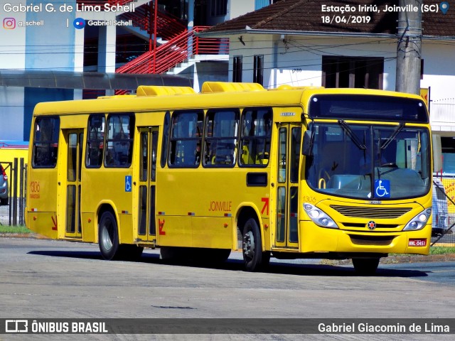 Transtusa - Transporte e Turismo Santo Antônio 1306 na cidade de Joinville, Santa Catarina, Brasil, por Gabriel Giacomin de Lima. Número da foto: #7048465.