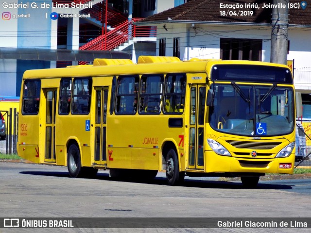 Transtusa - Transporte e Turismo Santo Antônio 1306 na cidade de Joinville, Santa Catarina, Brasil, por Gabriel Giacomin de Lima. ID da foto: 7048465.