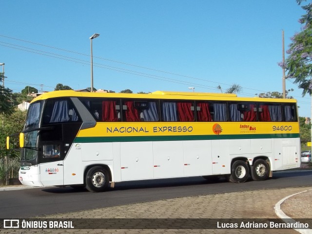 Nacional Expresso 94600 na cidade de Bauru, São Paulo, Brasil, por Lucas Adriano Bernardino. ID da foto: 7049197.