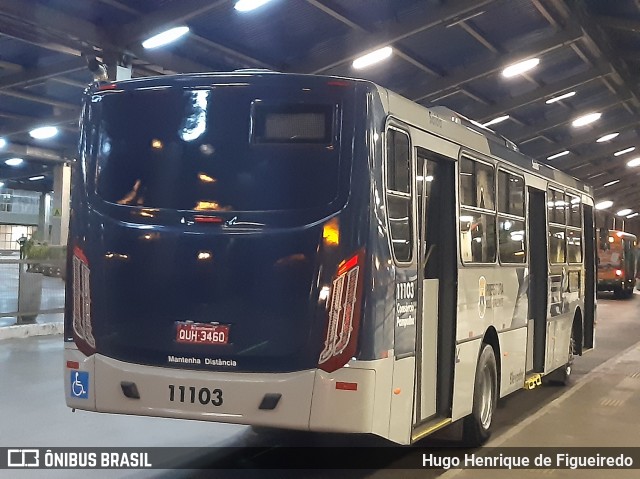 Auto Omnibus Floramar 11103 na cidade de Belo Horizonte, Minas Gerais, Brasil, por Hugo Henrique de Figueiredo. Número da foto: #7047912.