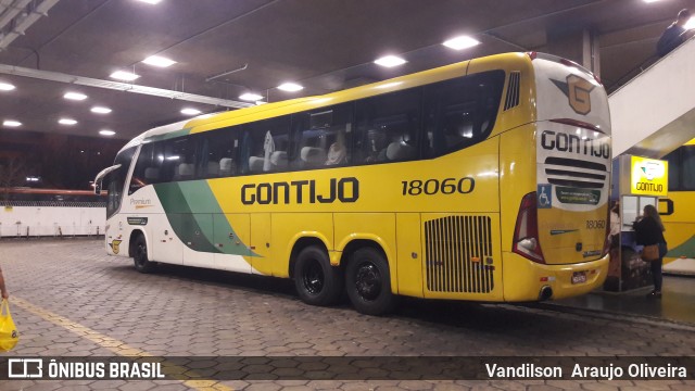 Empresa Gontijo de Transportes 18060 na cidade de Belo Horizonte, Minas Gerais, Brasil, por Vandilson Araujo Oliveira. Número da foto: #7048693.