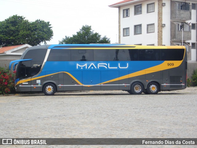 Marlu Turismo 909 na cidade de São João da Barra, Rio de Janeiro, Brasil, por Fernando Dias da Costa. ID da foto: 7048095.