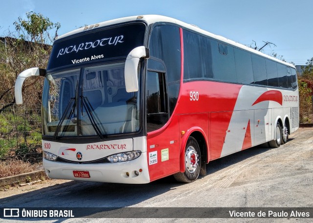 Ricardotur 930 na cidade de Formiga, Minas Gerais, Brasil, por Vicente de Paulo Alves. ID da foto: 7047811.