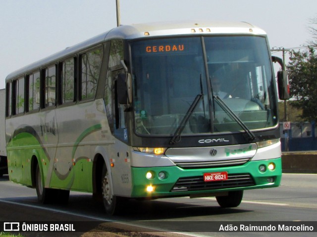 Turin Transportes 1055 na cidade de Belo Horizonte, Minas Gerais, Brasil, por Adão Raimundo Marcelino. Número da foto: #7052009.