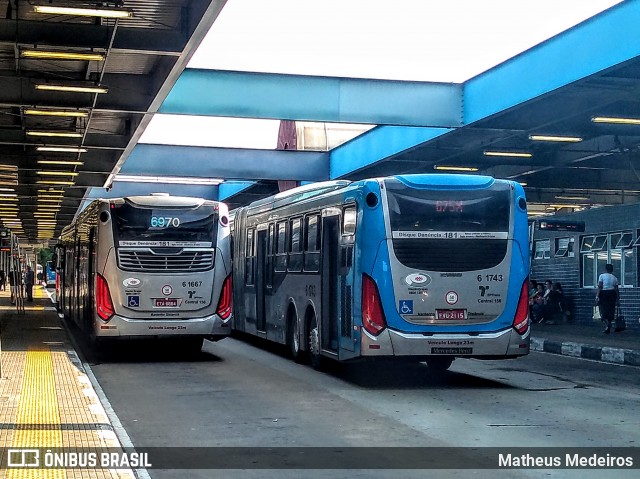 Viação Cidade Dutra 6 1743 na cidade de São Paulo, São Paulo, Brasil, por Matheus Medeiros. ID da foto: 7050709.