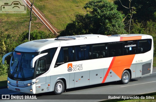 Viação Cidade do Aço RJ 174.176 na cidade de Santa Isabel, São Paulo, Brasil, por Rudnei Aparecido da Silva. Número da foto: #7052526.