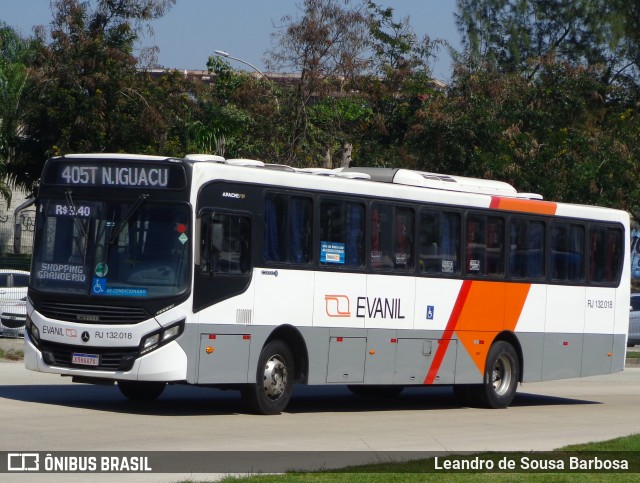 Evanil Transportes e Turismo RJ 132.018 na cidade de Rio de Janeiro, Rio de Janeiro, Brasil, por Leandro de Sousa Barbosa. ID da foto: 7050270.