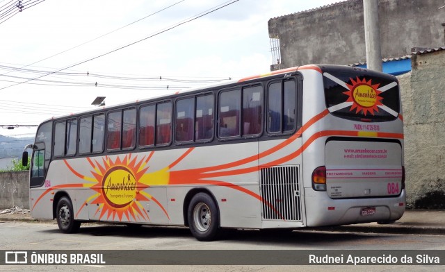 Amanhecer Transportes e Turismo 084 na cidade de Mogi das Cruzes, São Paulo, Brasil, por Rudnei Aparecido da Silva. ID da foto: 7052540.