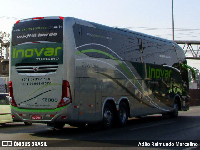 Expresso Inovar Turismo e Transportes 16000 na cidade de Belo Horizonte, Minas Gerais, Brasil, por Adão Raimundo Marcelino. ID da foto: 7051802.