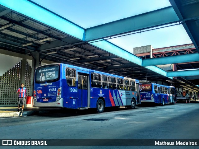 Viação Miracatiba 15668 na cidade de São Paulo, São Paulo, Brasil, por Matheus Medeiros. Número da foto: #7051612.