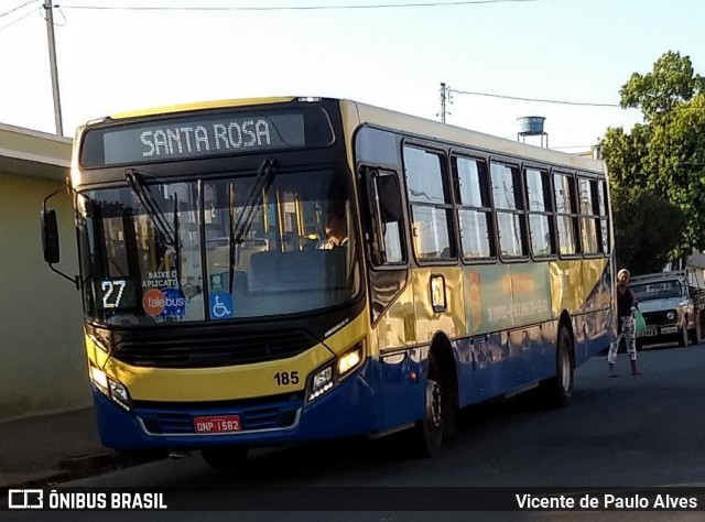Trancid - Transporte Cidade de Divinópolis 185 na cidade de Divinópolis, Minas Gerais, Brasil, por Vicente de Paulo Alves. Número da foto: #7049999.