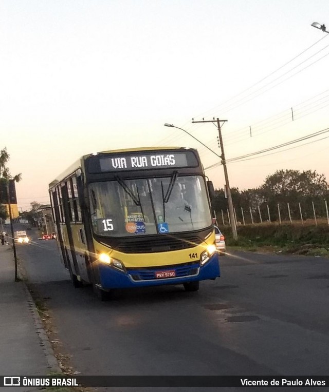 Trancid - Transporte Cidade de Divinópolis 141 na cidade de Divinópolis, Minas Gerais, Brasil, por Vicente de Paulo Alves. ID da foto: 7049994.