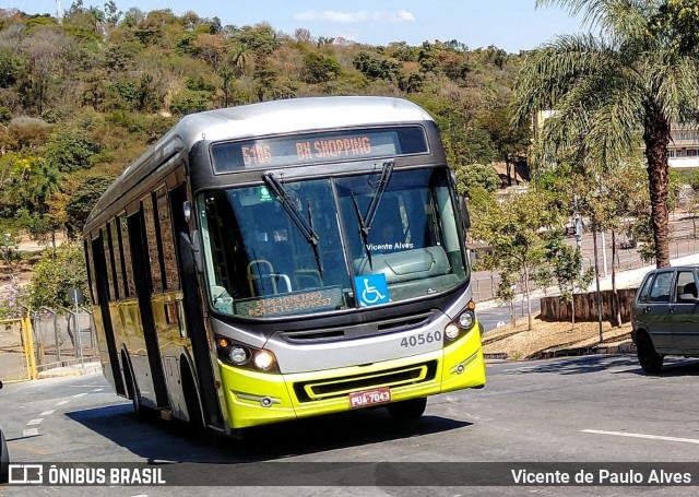 Urca Auto Ônibus 40560 na cidade de Belo Horizonte, Minas Gerais, Brasil, por Vicente de Paulo Alves. Número da foto: #7051041.