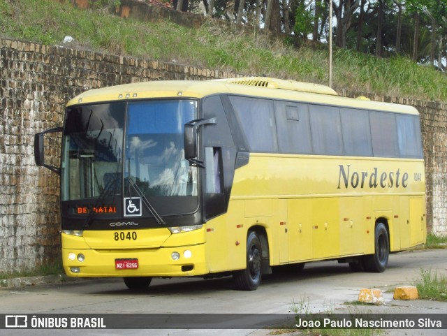 Viação Nordeste 8040 na cidade de Natal, Rio Grande do Norte, Brasil, por Joao Paulo Nascimento Silva. ID da foto: 7051429.