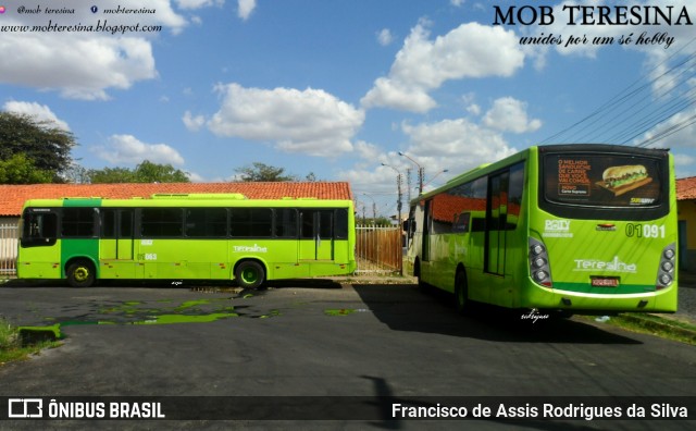 EMVIPI - Empresa Viação Piauí 01091 na cidade de Teresina, Piauí, Brasil, por Francisco de Assis Rodrigues da Silva. Número da foto: #7051806.