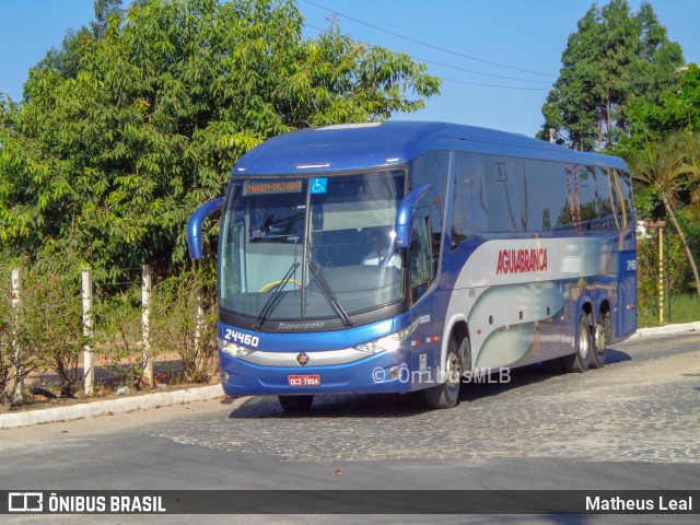 Viação Águia Branca 24460 na cidade de Teixeira de Freitas, Bahia, Brasil, por Matheus Leal. ID da foto: 7050642.