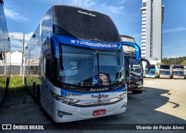 TransBasso Transporte e Turismo 022 na cidade de Aparecida, São Paulo, Brasil, por Vicente de Paulo Alves. ID da foto: 7052903.