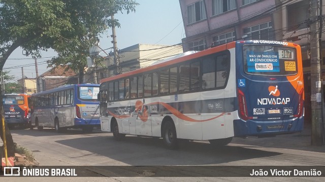 Viação Novacap B51578 na cidade de Rio de Janeiro, Rio de Janeiro, Brasil, por João Victor Damião. Número da foto: #7055308.