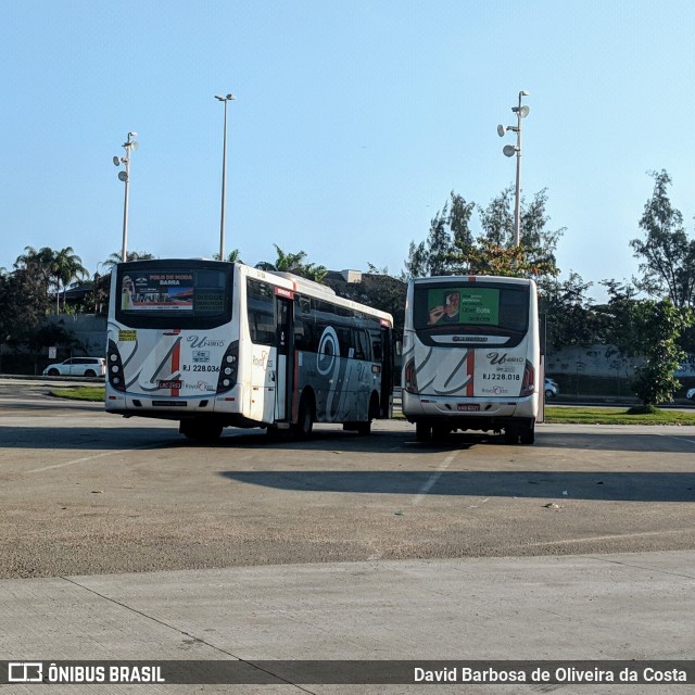 UniRio Transportes RJ 228.036 na cidade de Rio de Janeiro, Rio de Janeiro, Brasil, por David Barbosa de Oliveira da Costa. Número da foto: #7053129.