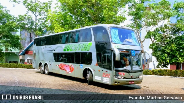 Eucatur - Empresa União Cascavel de Transportes e Turismo 4550 na cidade de Ji-Paraná, Rondônia, Brasil, por Evandro Martins Gervásio. ID da foto: 7054477.