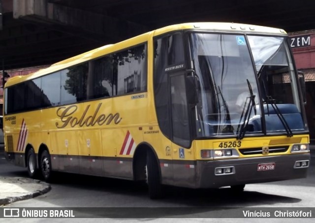 Viação Itapemirim 45263 na cidade de Rio de Janeiro, Rio de Janeiro, Brasil, por Vinícius  Christófori. Número da foto: #7055337.
