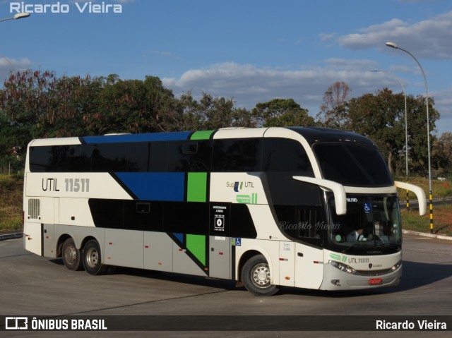 UTIL - União Transporte Interestadual de Luxo 11511 na cidade de Brasília, Distrito Federal, Brasil, por Ricardo Vieira. ID da foto: 7054278.