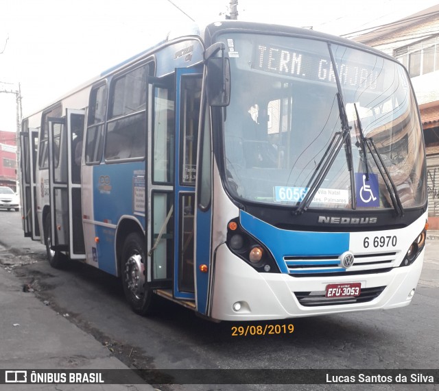 Transwolff Transportes e Turismo 6 6970 na cidade de São Paulo, São Paulo, Brasil, por Lucas Santos da Silva. Número da foto: #7054117.