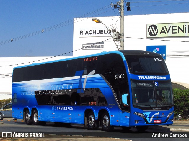 Transnorte - Transporte e Turismo Norte de Minas 87900 na cidade de Montes Claros, Minas Gerais, Brasil, por Andrew Campos. ID da foto: 7052978.