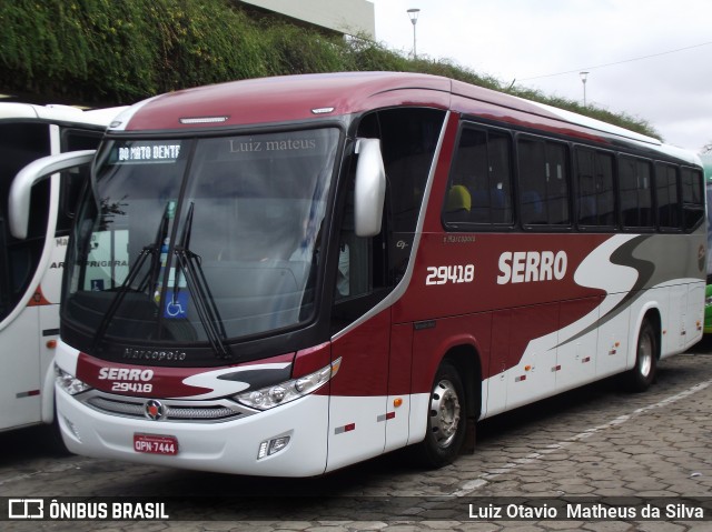 Viação Serro 29418 na cidade de Belo Horizonte, Minas Gerais, Brasil, por Luiz Otavio Matheus da Silva. ID da foto: 7053713.