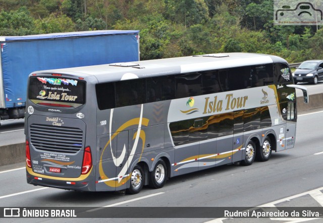 Isla Bus Transportes 1800 na cidade de Arujá, São Paulo, Brasil, por Rudnei Aparecido da Silva. ID da foto: 7057354.