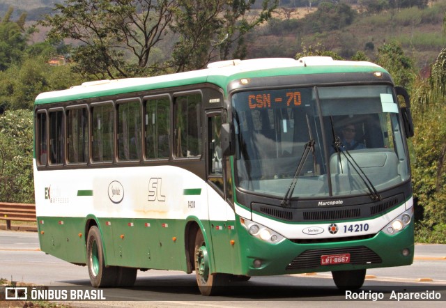 Viação São Luiz 14210 na cidade de Congonhas, Minas Gerais, Brasil, por Rodrigo  Aparecido. Número da foto: #7057193.