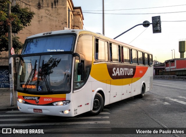 Saritur - Santa Rita Transporte Urbano e Rodoviário 8900 na cidade de Belo Horizonte, Minas Gerais, Brasil, por Vicente de Paulo Alves. ID da foto: 7057040.